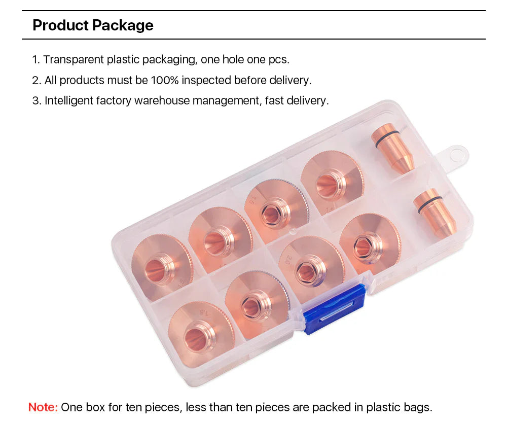 Premium Copper Laser Nozzles for Raytools Fiber Laser Heads | Single & Double Layer