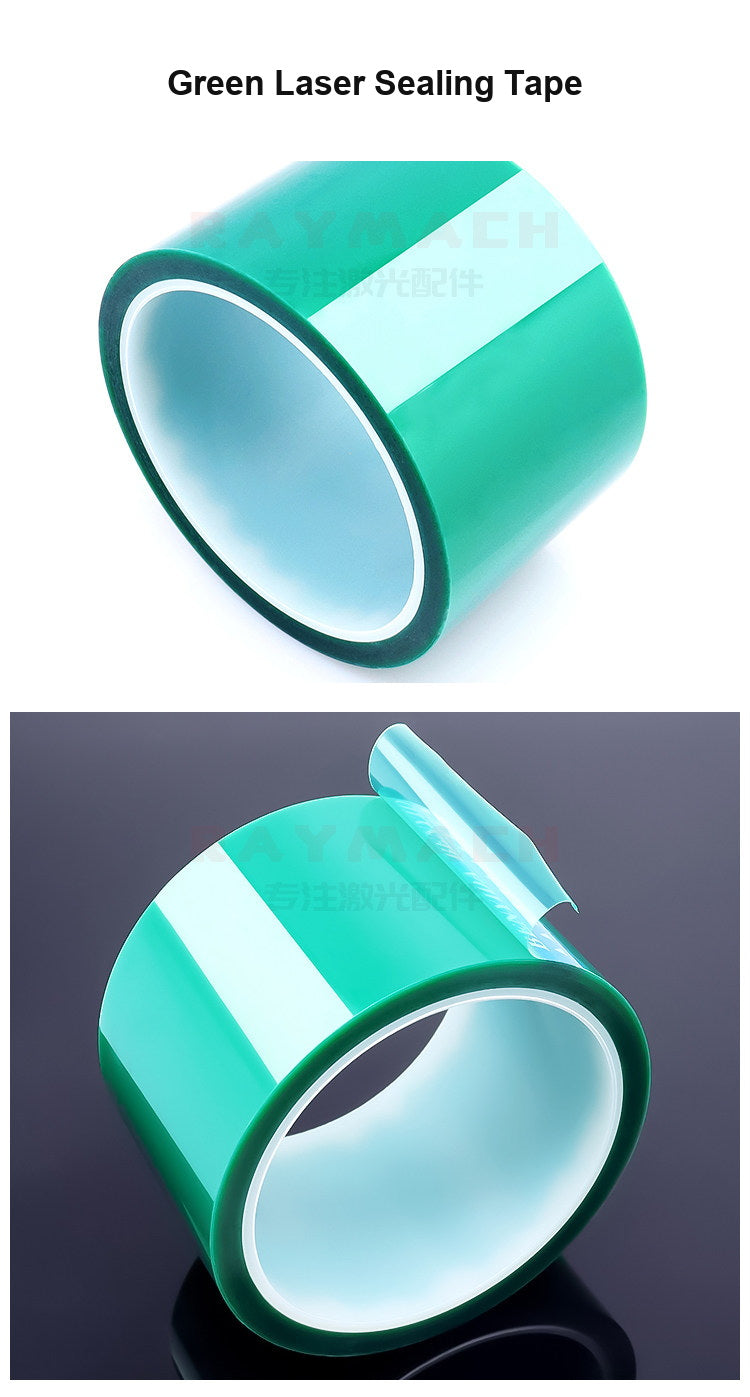 Green Laser Sealing Tape for Fiber Laser Cutting Heads