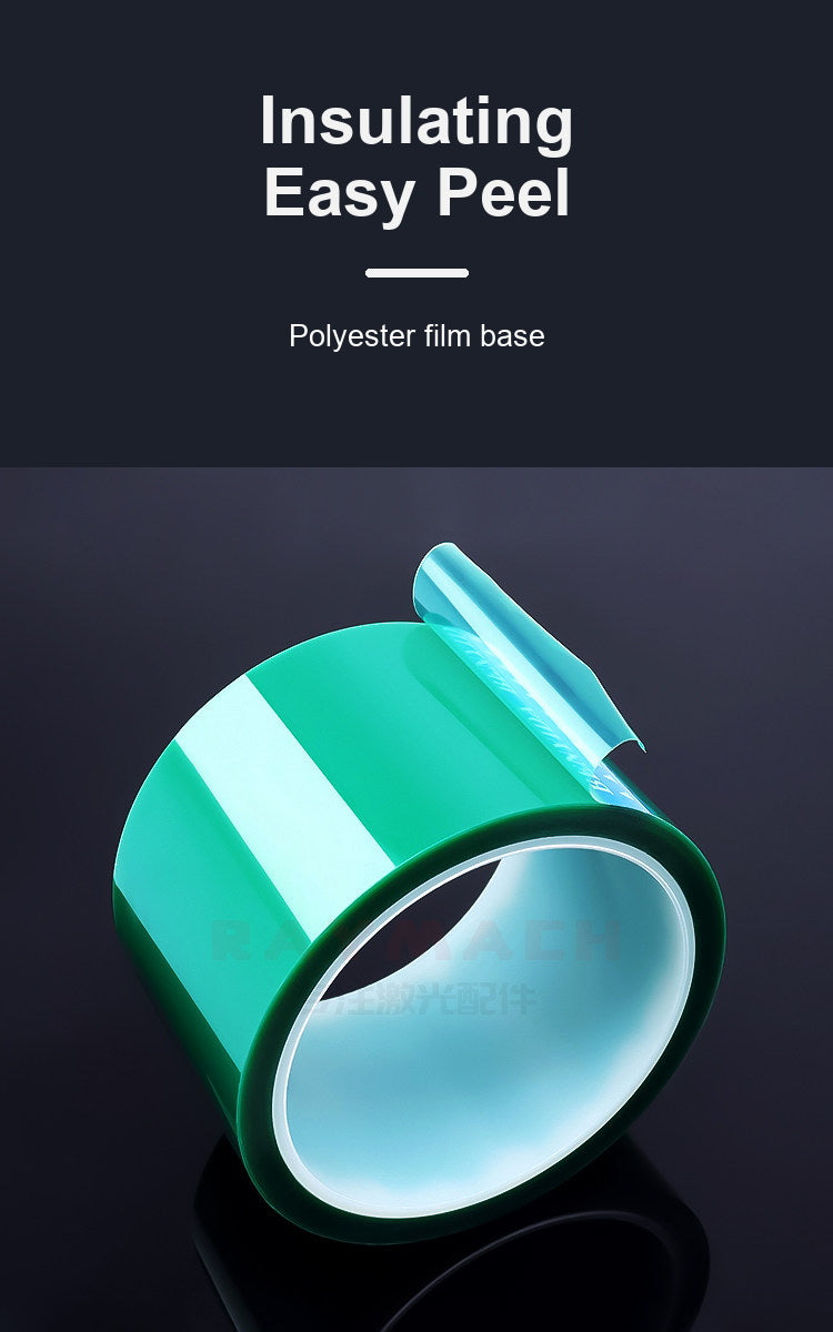 Green Laser Sealing Tape for Fiber Laser Cutting Heads