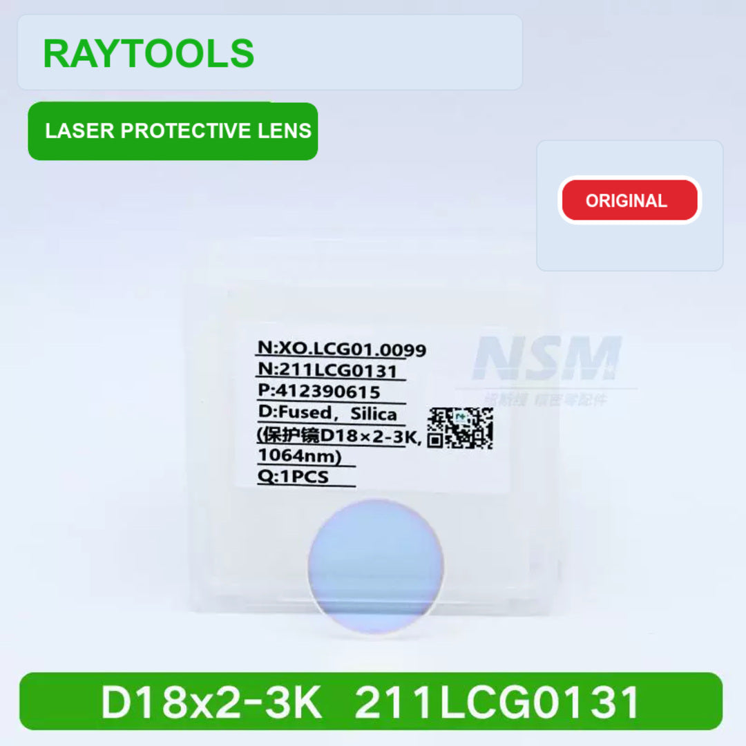 Raytools Protective Lens D18x2-3K 211LCG0131 package photo
