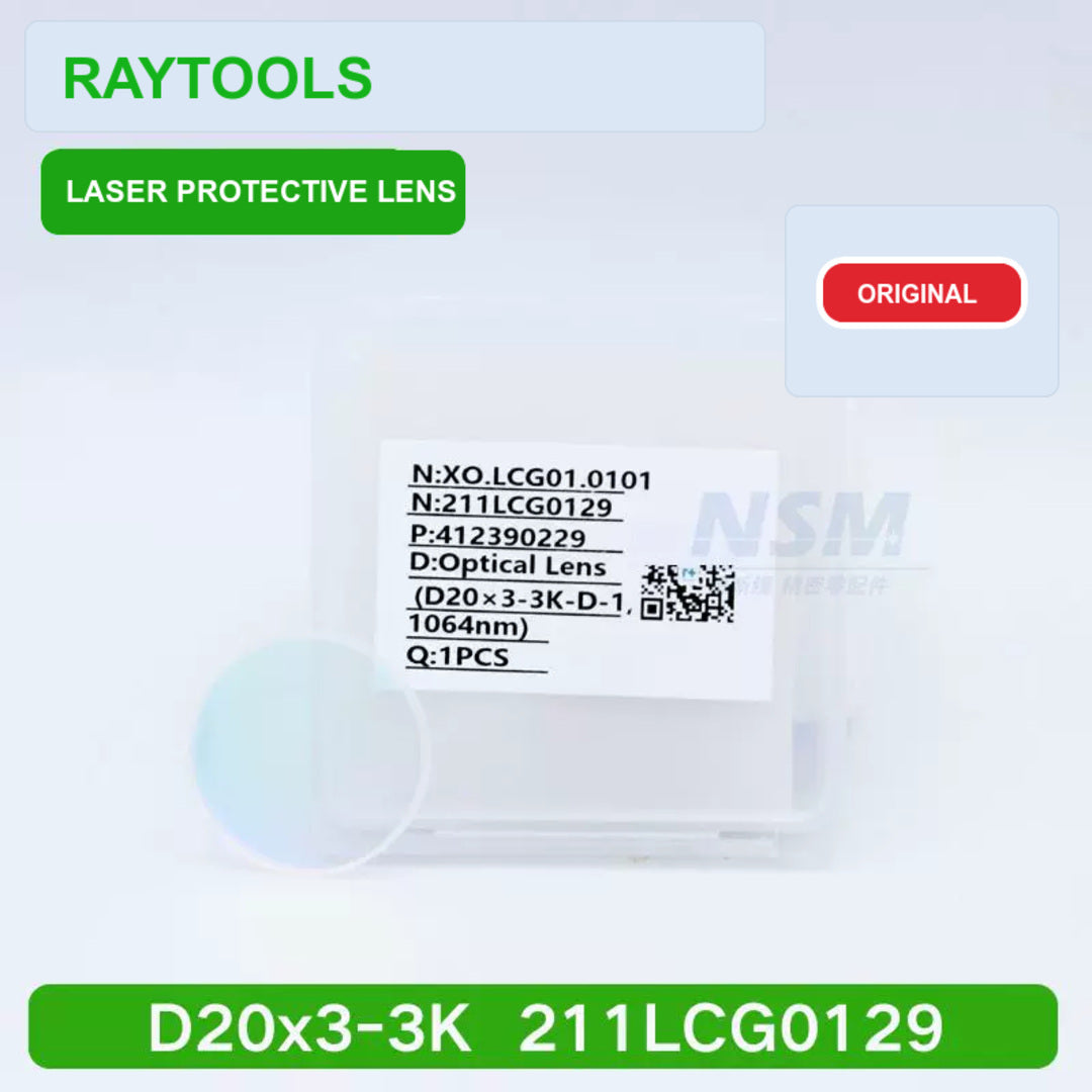 Raytools Protective Lens D20x3-3K 211LCG0129 product photo