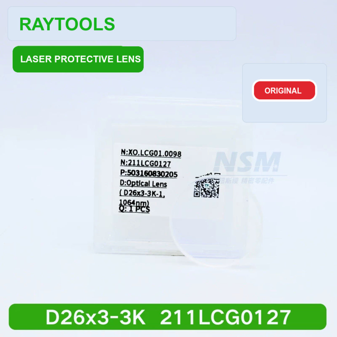 Raytools Protective Lens D26x3-3K 211LCG0127 product photo