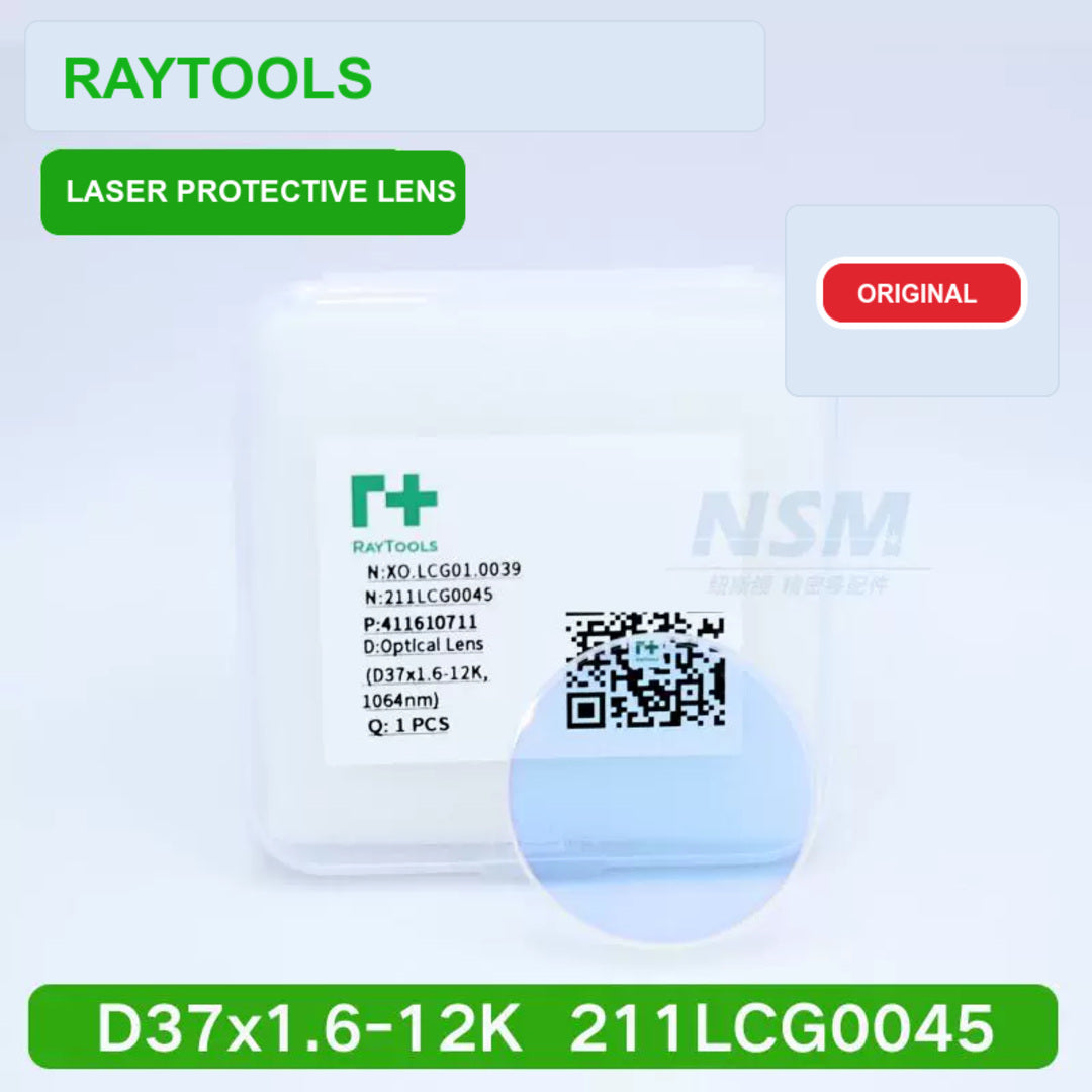 Raytools Protective Lens D37x1.6-12K 211LCG0045 product photo