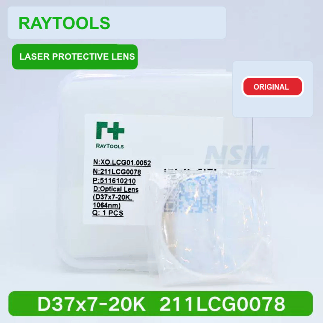 Raytools Protective Lens D37x7-20K 211LCG0078 product photo
