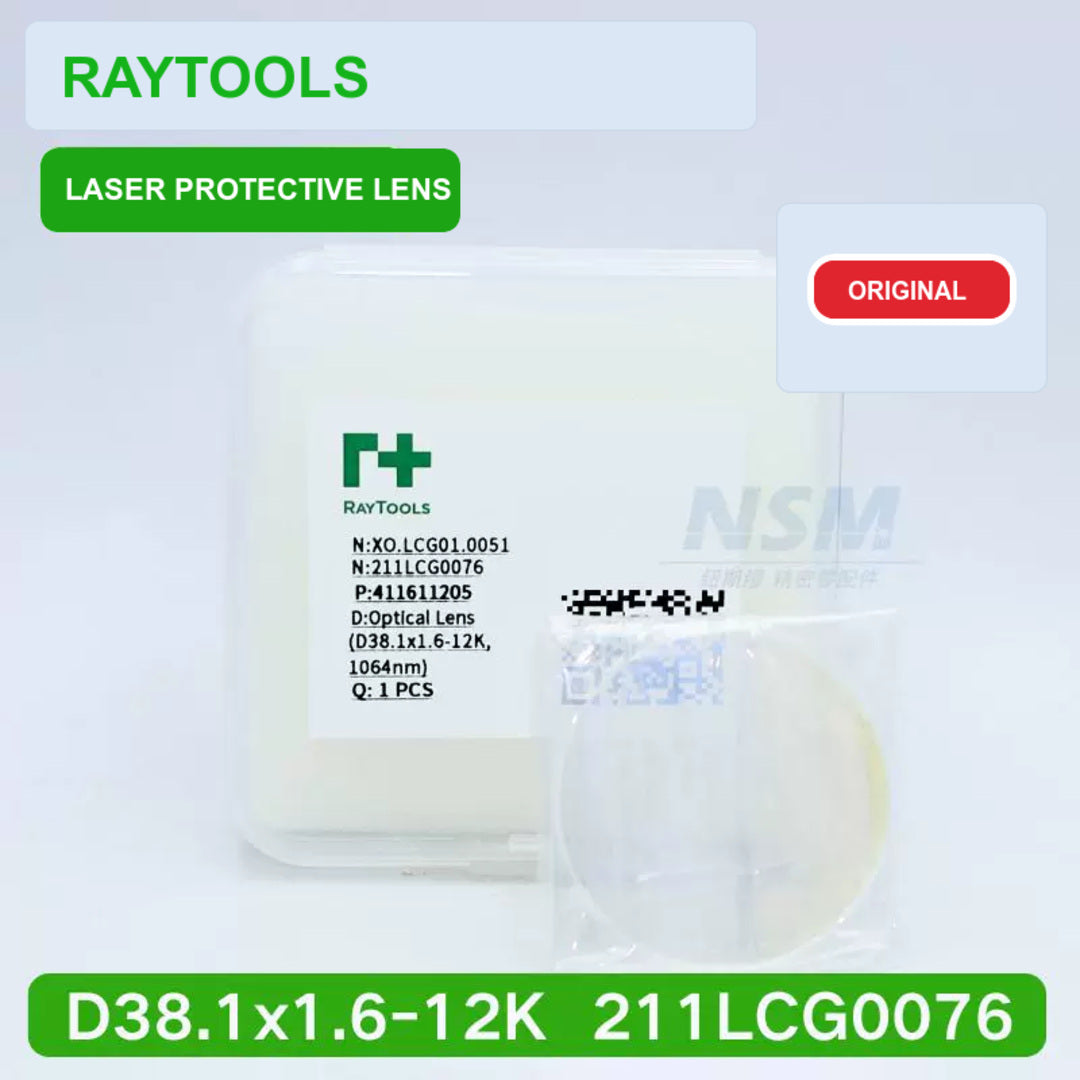 Raytools Protective Lens D38.1x1.6-12K 211LCG0076 product photo