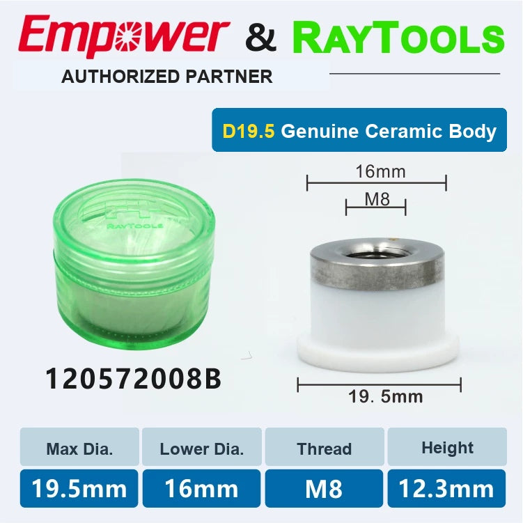 Raytools Ceramic Body for Fiber Laser Cutting Head
