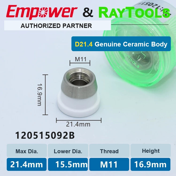 Raytools Ceramic Body for Fiber Laser Cutting Head