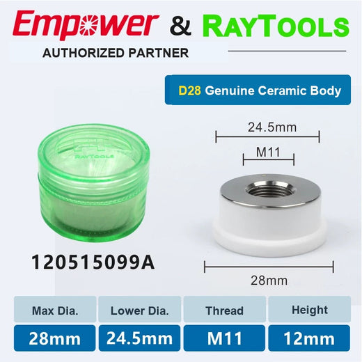 Raytools D28 M11 ceramic body 120515099A