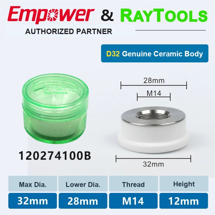 Raytools Ceramic Body for Fiber Laser Cutting Head