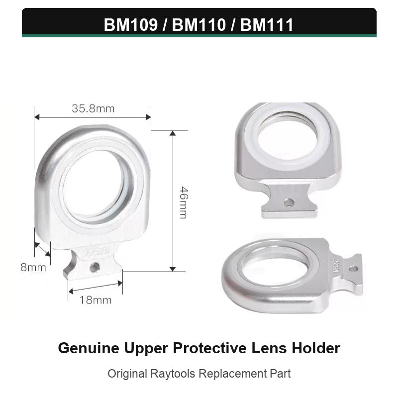Raytools Protective Lens Mount Drawer Unit - Includes Lens Holder, Drawer, and Metal Pressure Ring