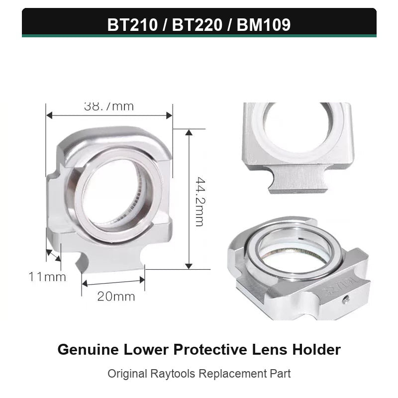 Raytools Protective Lens Mount Drawer Unit - Includes Lens Holder, Drawer, and Metal Pressure Ring