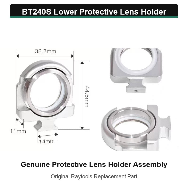 Raytools Protective Lens Mount Drawer Unit - Includes Lens Holder, Drawer, and Metal Pressure Ring