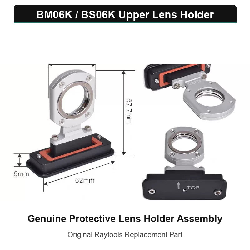 Raytools Protective Lens Mount Drawer Unit - Includes Lens Holder, Drawer, and Metal Pressure Ring