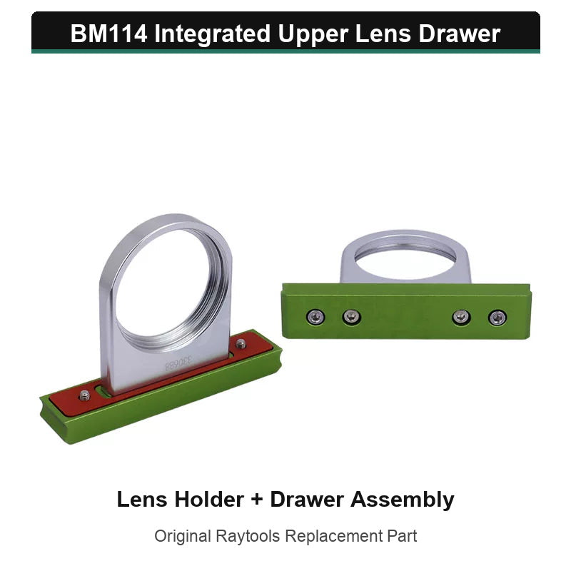 Raytools Protective Lens Mount Drawer Unit - Includes Lens Holder, Drawer, and Metal Pressure Ring