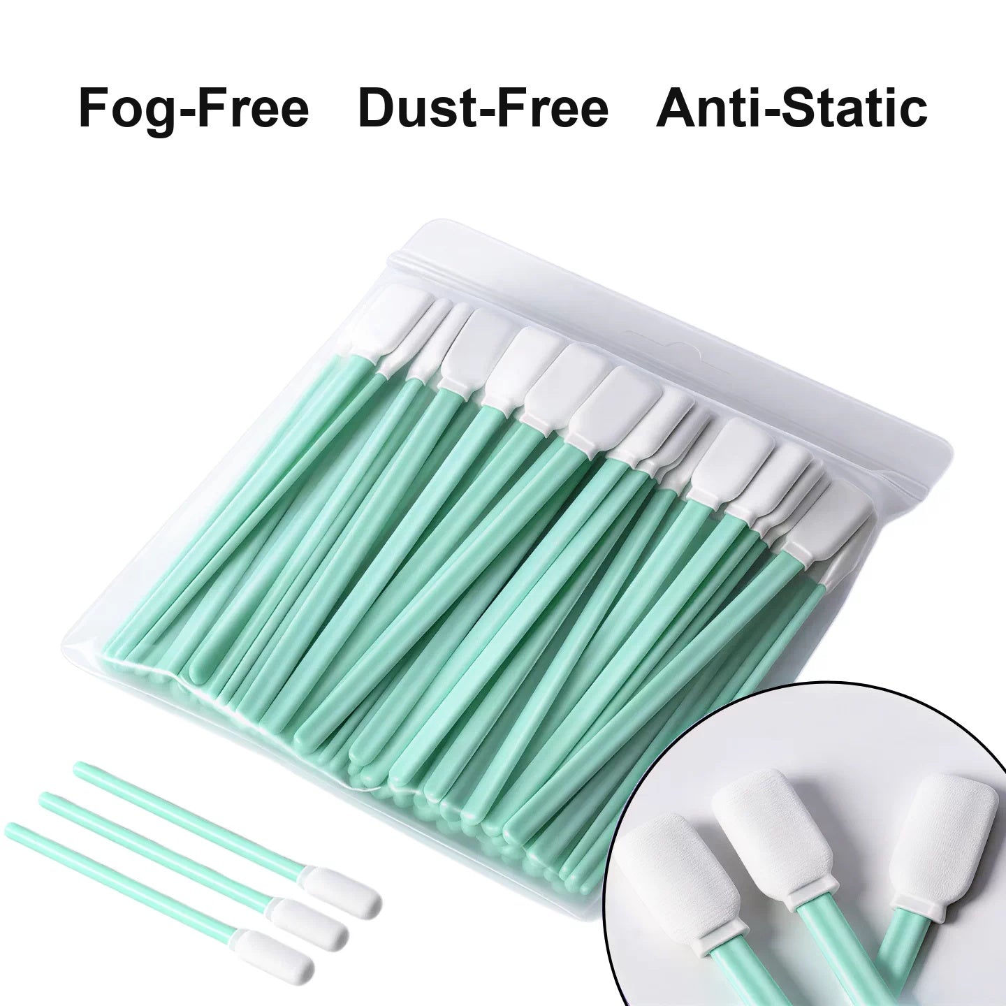 Dust-Free Cleanroom Wipes & Optical Lens Swabs